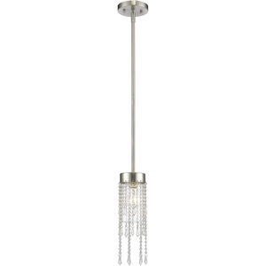 Siena 1 Light 5 inch Brushed Nickel Pendant Ceiling Light