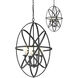 Aranya 4 Light 19.69 inch Bronze Chandelier Ceiling Light