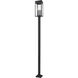 Nova 4 Light 120.75 inch Black Outdoor Post Mounted Fixture