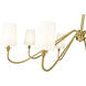 Gianna 8 Light 60.25 inch Modern Gold Chandelier Ceiling Light