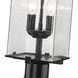 Sana 2 Light 94 inch Black Outdoor Post Mounted Fixture