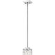 Rubicon 1 Light 4.75 inch Chrome Pendant Ceiling Light in G9