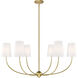Shannon 6 Light 42.00 inch Chandelier