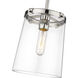 Callista 1 Light 7.5 inch Polished Nickel Pendant Ceiling Light