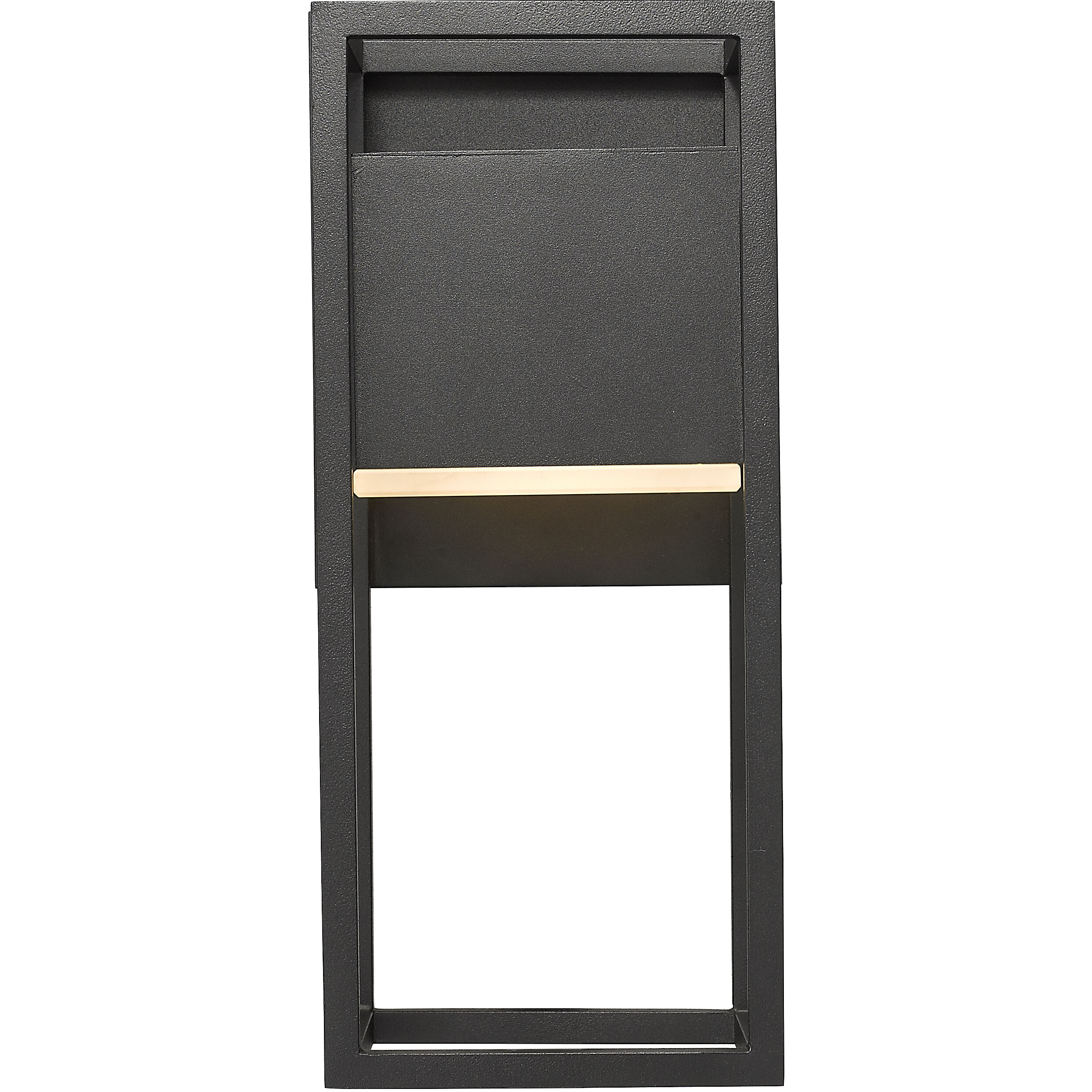 Barwick LED 12.5 inch Black Outdoor Wall Light