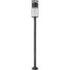 Luca LED 101.51 inch Black Outdoor Post Mounted Fixture