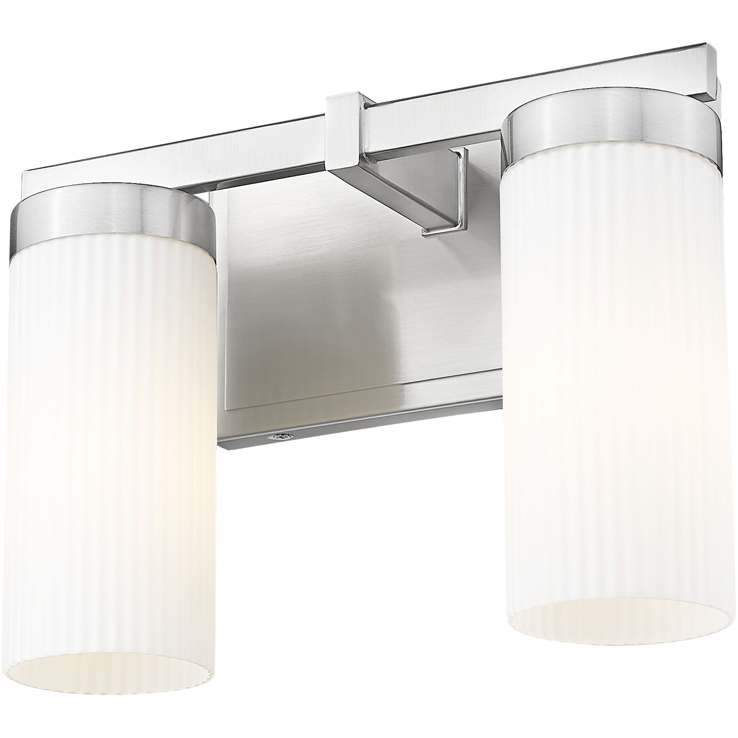 Danica 2 Light 11.75 inch Brushed Nickel Bath Vanity Light Wall Light