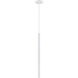 Forest LED 4.75 inch Matte White Pendant Ceiling Light in Matt white Steel