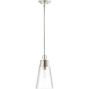 Wentworth 1 Light 7.5 inch Polished Nickel Pendant Ceiling Light