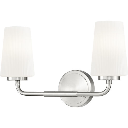 Montford 2 Light 16 inch Brushed Nickel Bath Vanity Light Wall Light