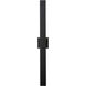 Edge LED 33.25 inch Black Outdoor Wall Light