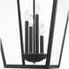 Talbot 4 Light 19.5 inch Black Outdoor Chain Mount Ceiling Fixture