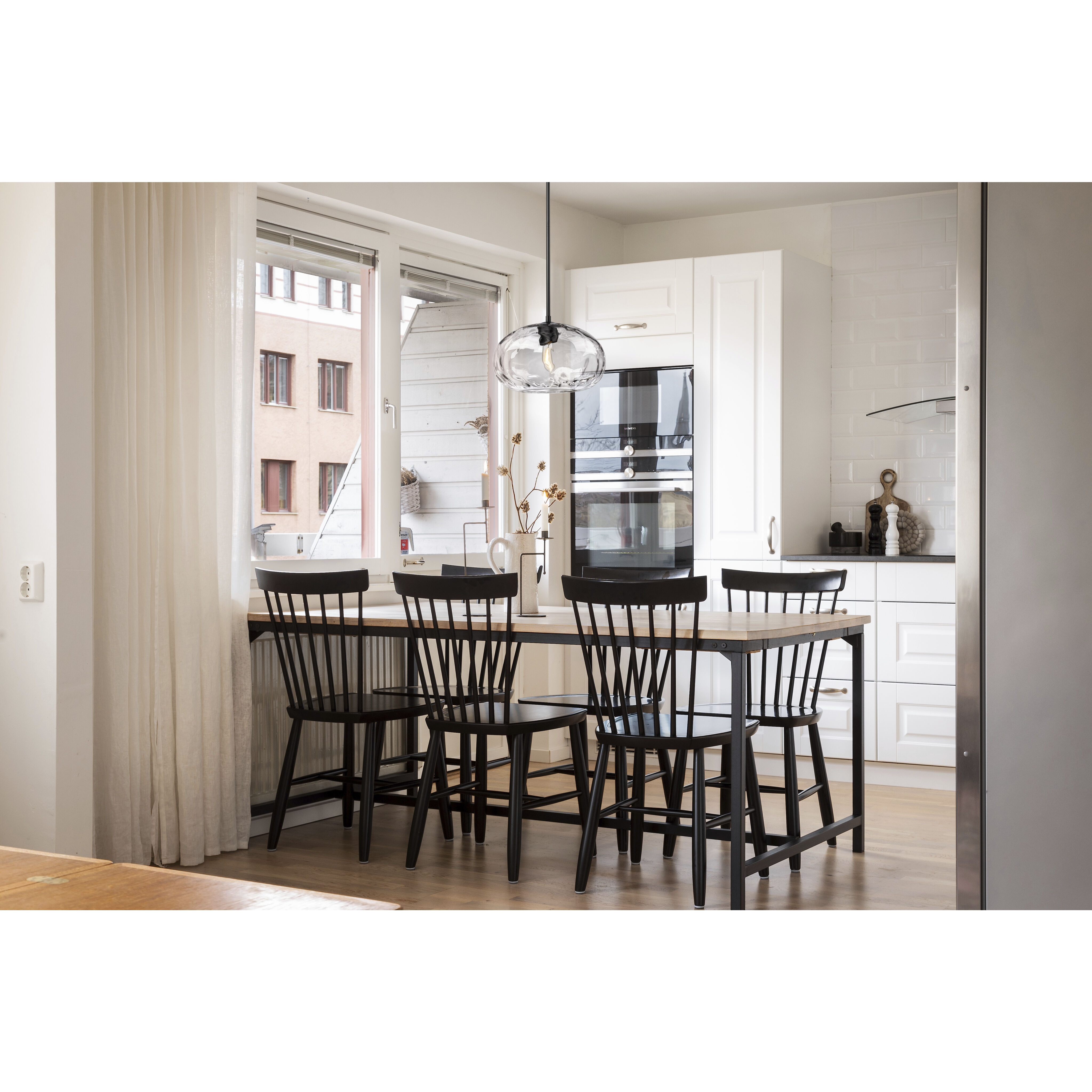 Chloe 1 Light 14 inch Matte Black Pendant Ceiling Light