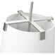 Weston 3 Light 13 inch Brushed Nickel Pendant Ceiling Light