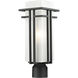 Abbey 1 Light 17.25 inch Black Outdoor Post Mount Fixture