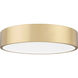Coronado LED 20 inch Modern Gold Flush Mount Ceiling Light