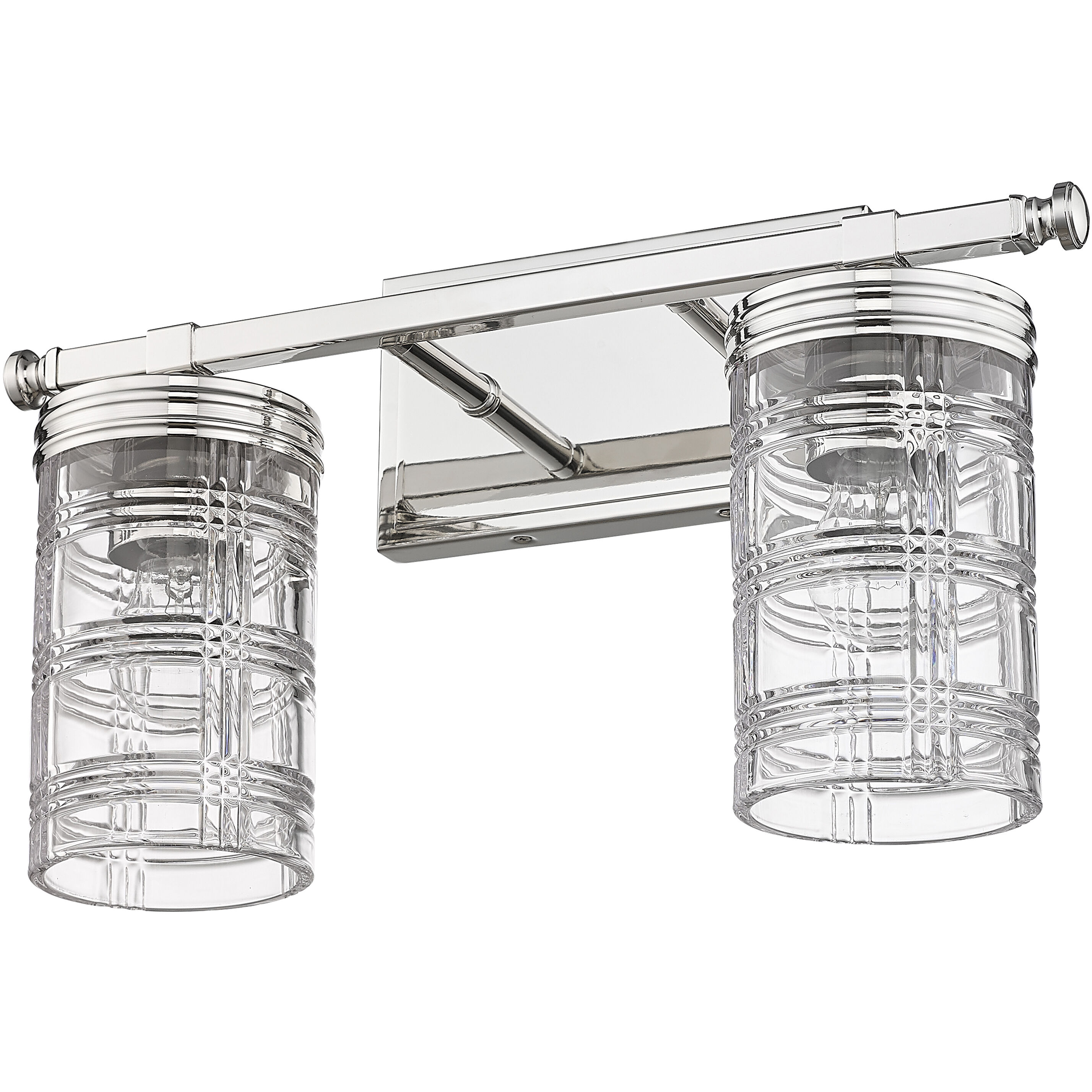 Archer 2 Light 17.75 inch Polished Nickel Vanity Wall Light