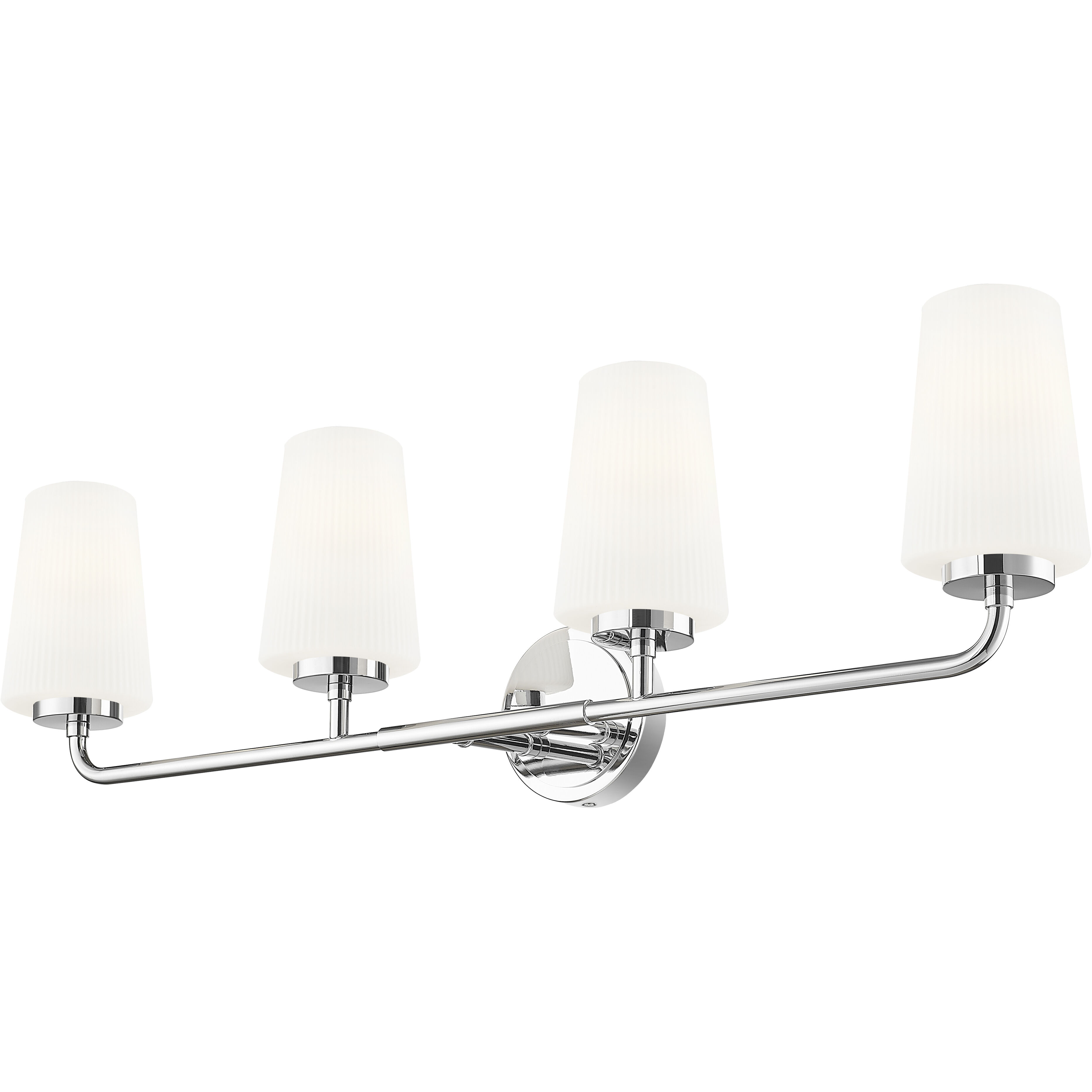 Montford 4 Light 32 inch Chrome Bath Vanity Light Wall Light