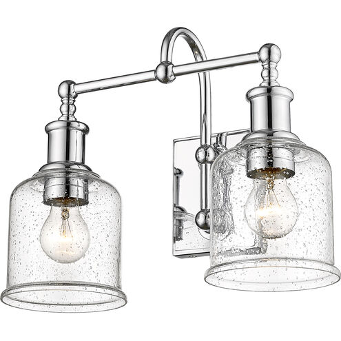 Bryant 2 Light 16 inch Chrome Vanity Wall Light