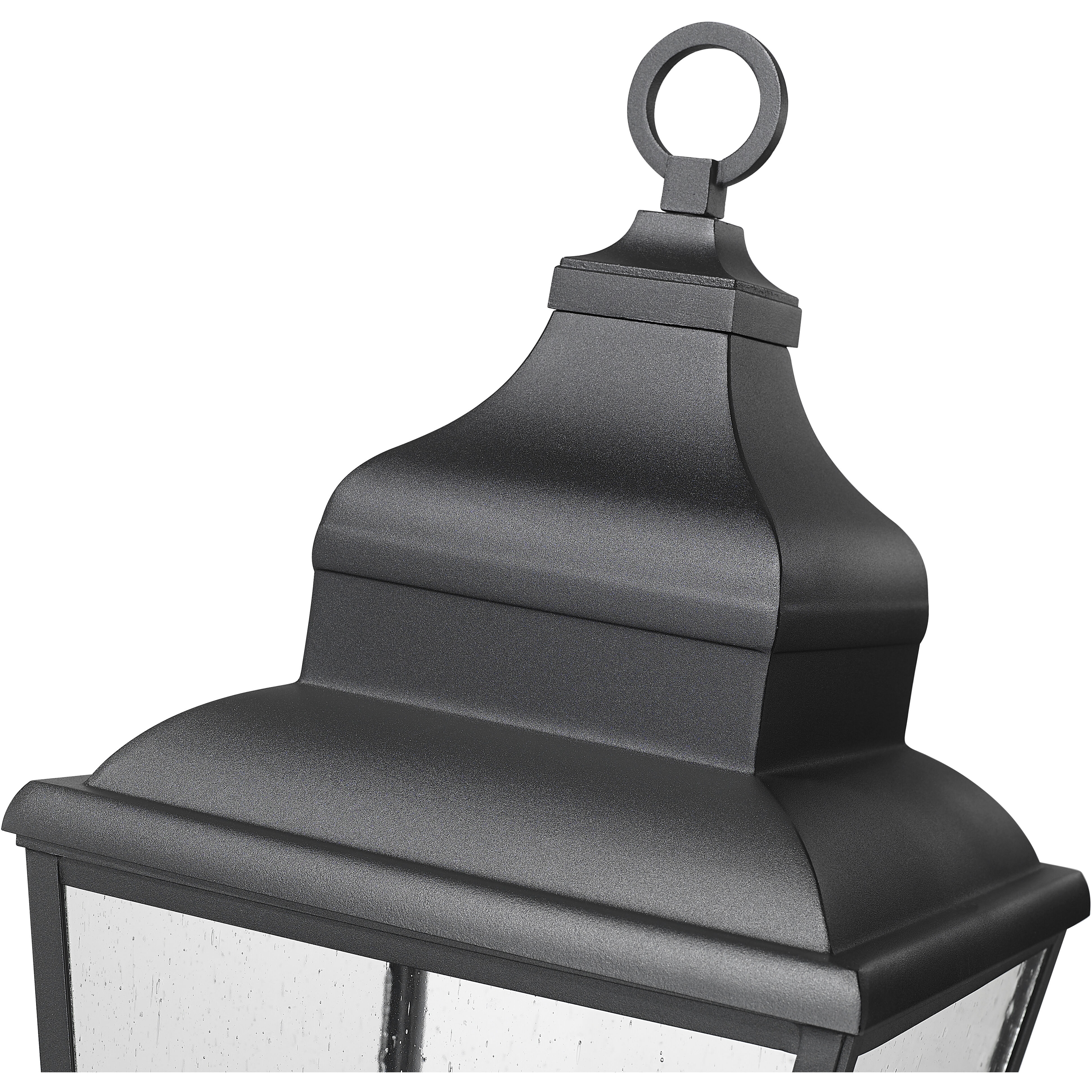 Raphael 3 Light 122 inch Sand Black Outdoor Post Mounted Fixture in Soft Sand Black