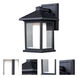 Mesa 1 Light 10.5 inch Black Outdoor Wall Light