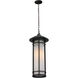 Woodland 1 Light 10 inch Oil Rubbed Bronze Outdoor Chain Mount Ceiling Fixture