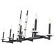 Kaden Linear Chandelier Ceiling Light in Matte Black