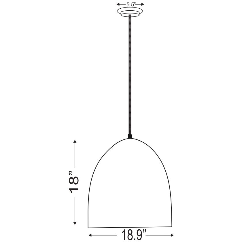 Z-Studio 3 Light 19 inch Satin Black Pendant Ceiling Light in Matte Black