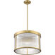 Carnaby 5 Light 18.25 inch Modern Gold Pendant Ceiling Light