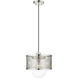 Kipton 1 Light 11 inch Polished Nickel Pendant Ceiling Light