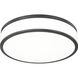 Ballord LED 16 inch Matte Black Flush Mount Ceiling Light