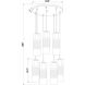 Alton 7 Light 18 inch Matte Black Chandelier Ceiling Light