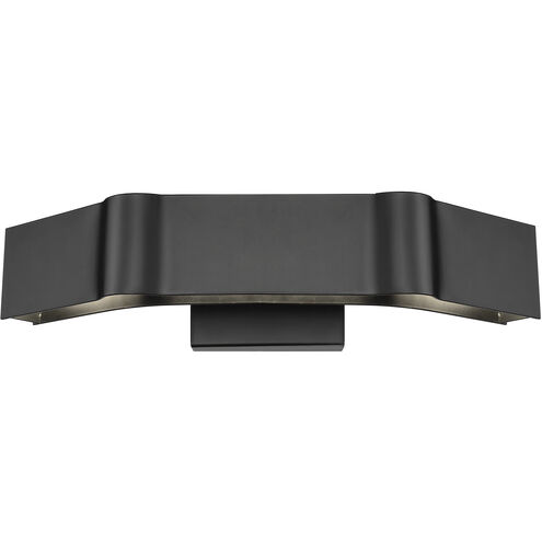 Arcano LED 17 inch Matte Black Wall Sconce Wall Light
