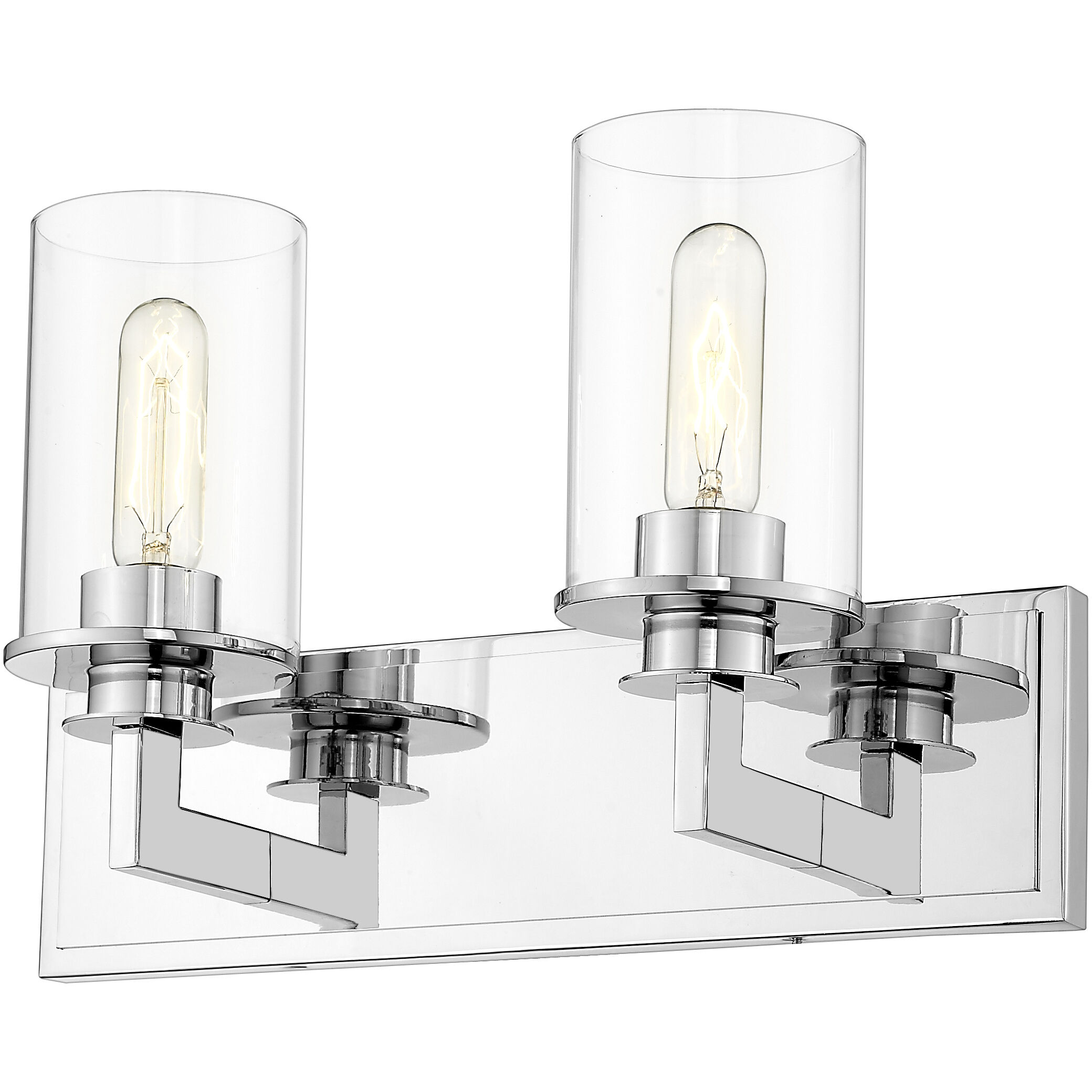 Savannah 2 Light 16.25 inch Chrome Vanity Wall Light