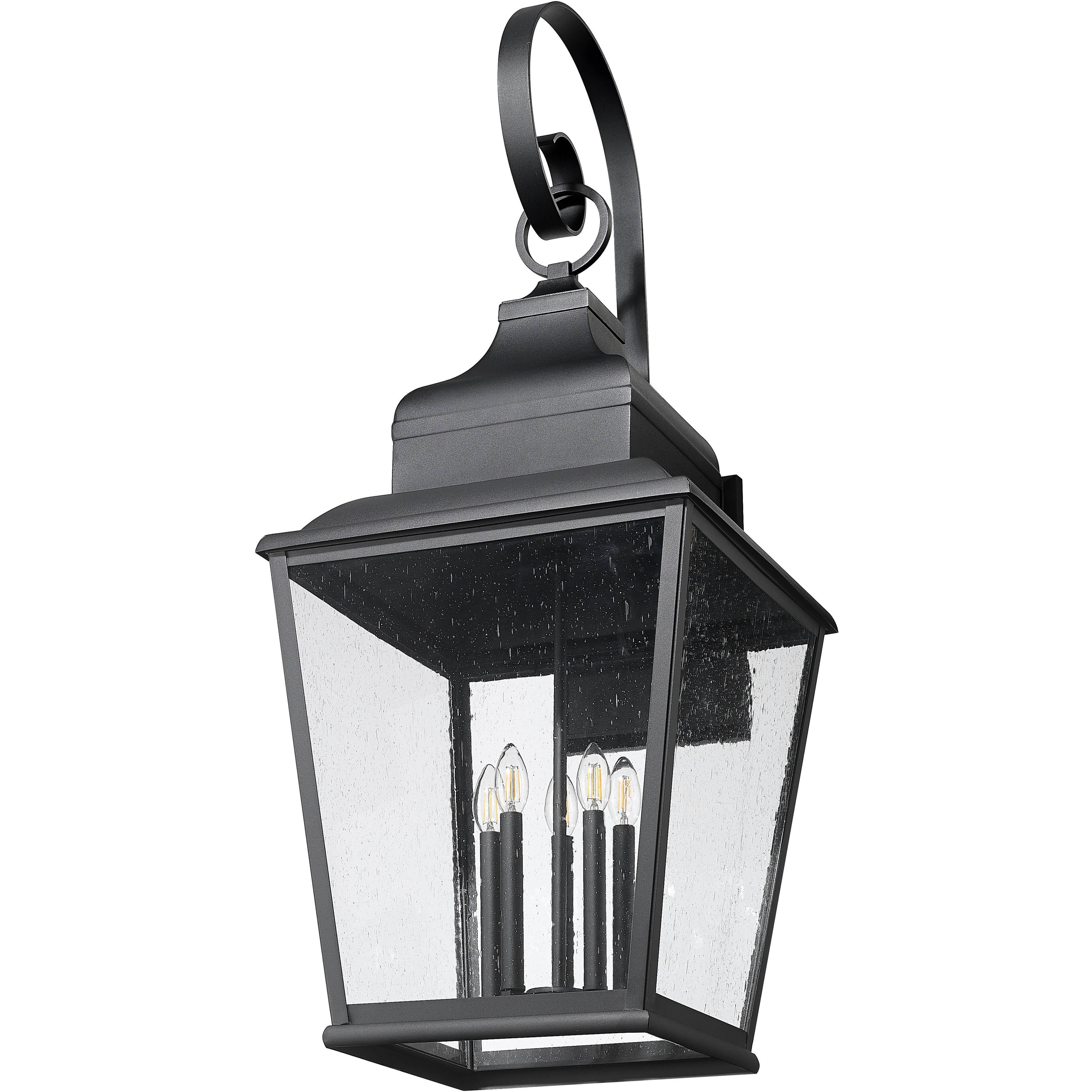 Raphael 5 Light 46.25 inch Sand Black Outdoor Wall Light in Soft Sand Black