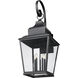 Raphael 5 Light 46.25 inch Sand Black Outdoor Wall Light in Soft Sand Black