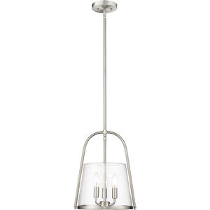 Archis 3 Light 12 inch Brushed Nickel Pendant Ceiling Light