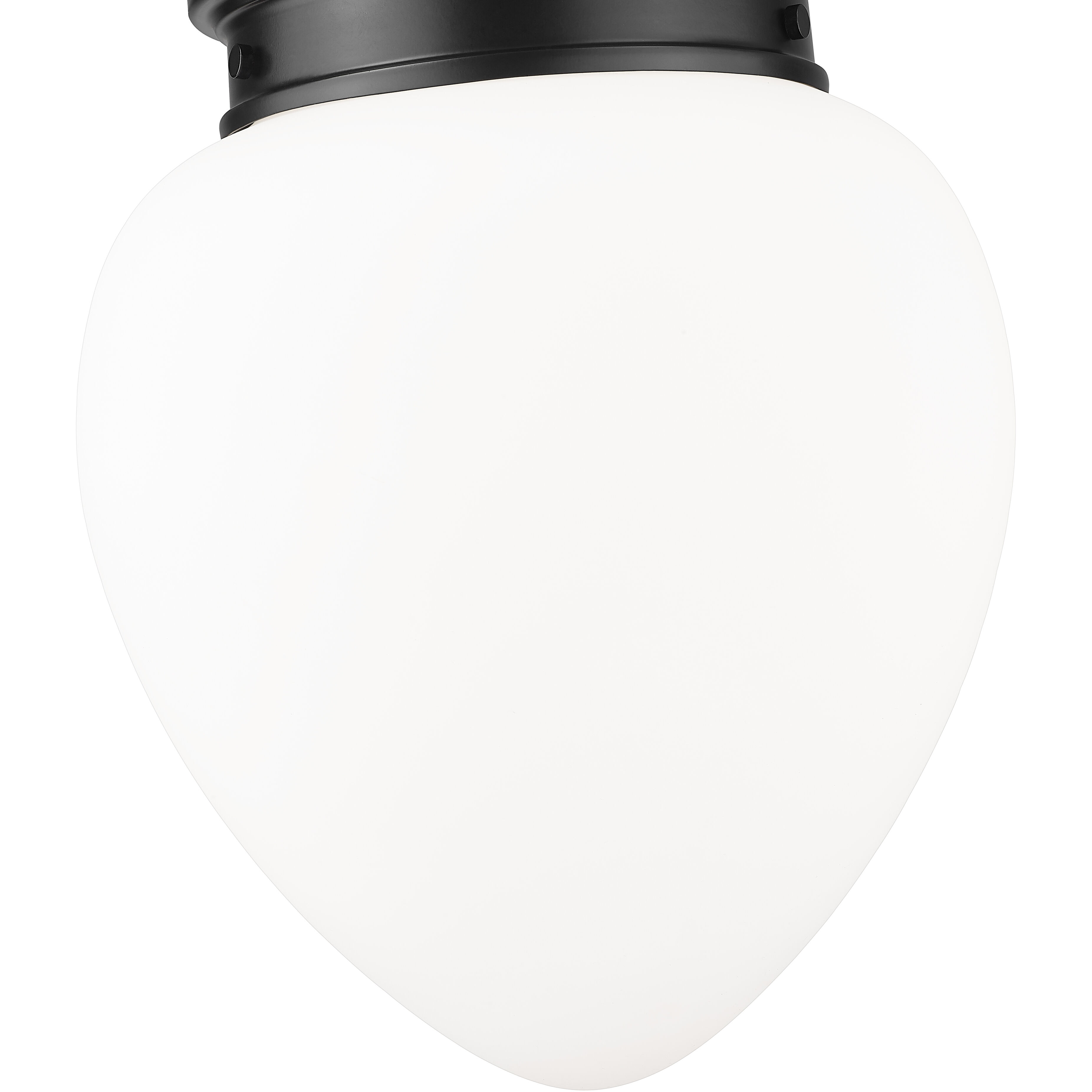 Gideon 1 Light 12.5 inch Matte Black Pendant Ceiling Light