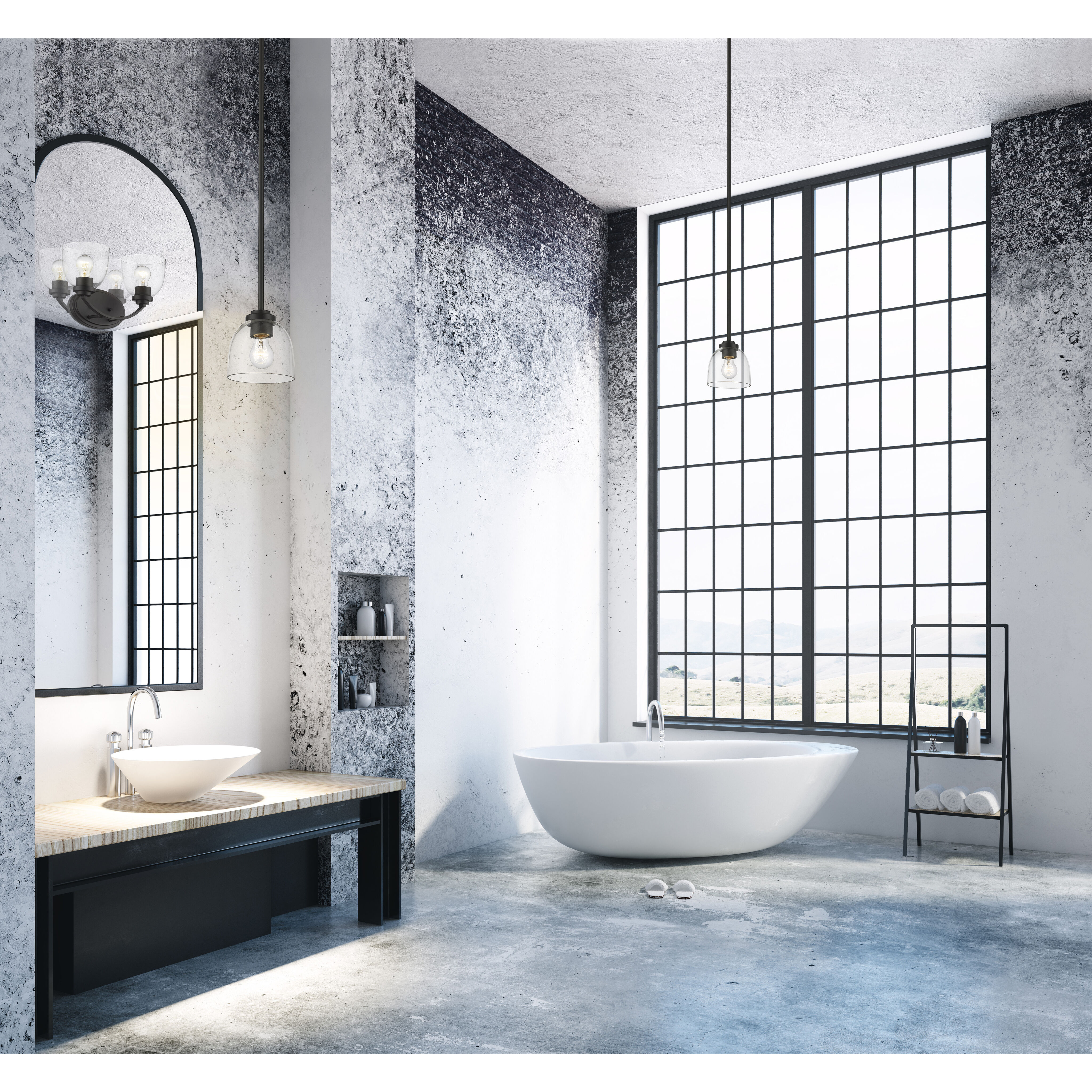 Ashton 1 Light 6 inch Bronze Pendant Ceiling Light in 2.3