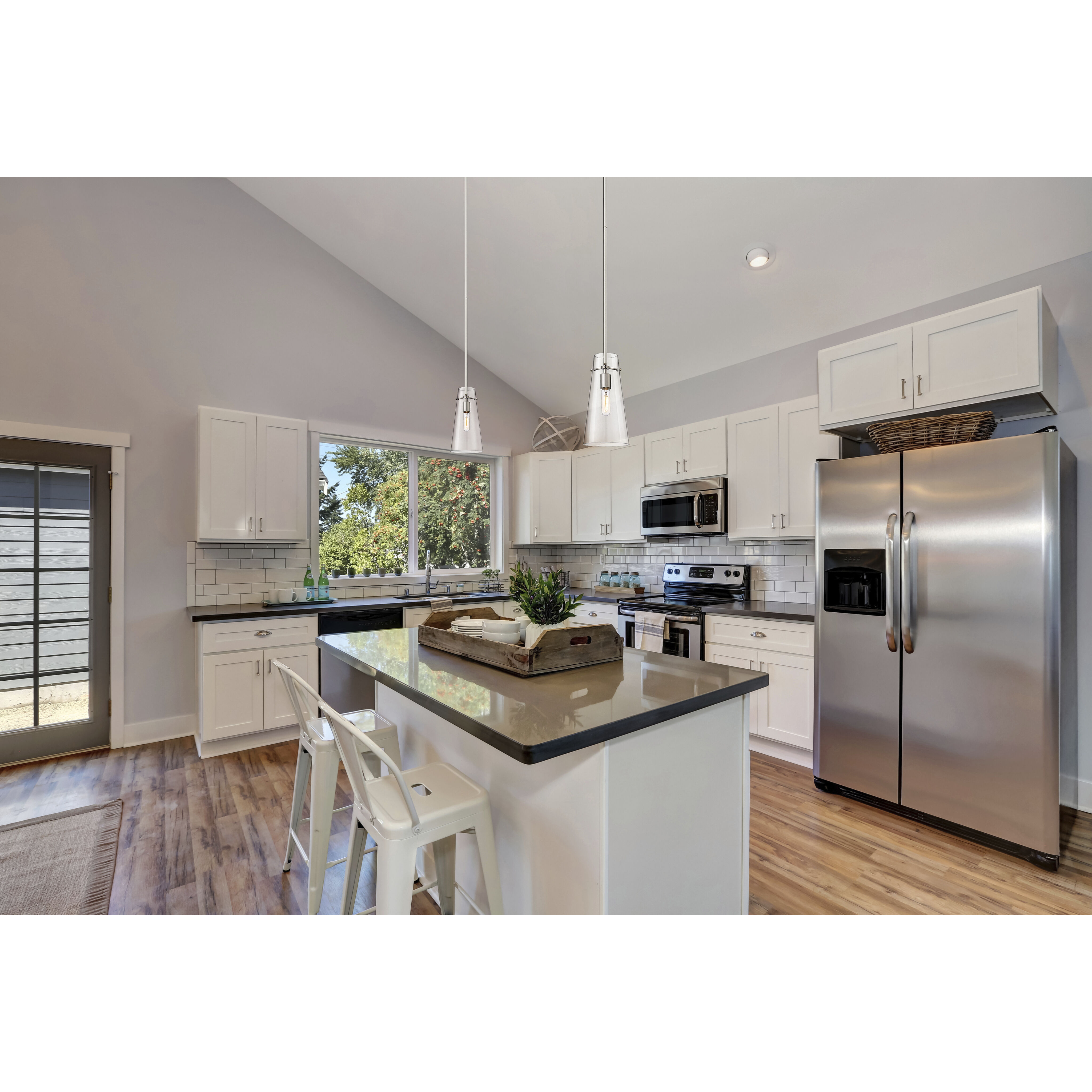 Kira 1 Light 6.5 inch Brushed Nickel Pendant Ceiling Light