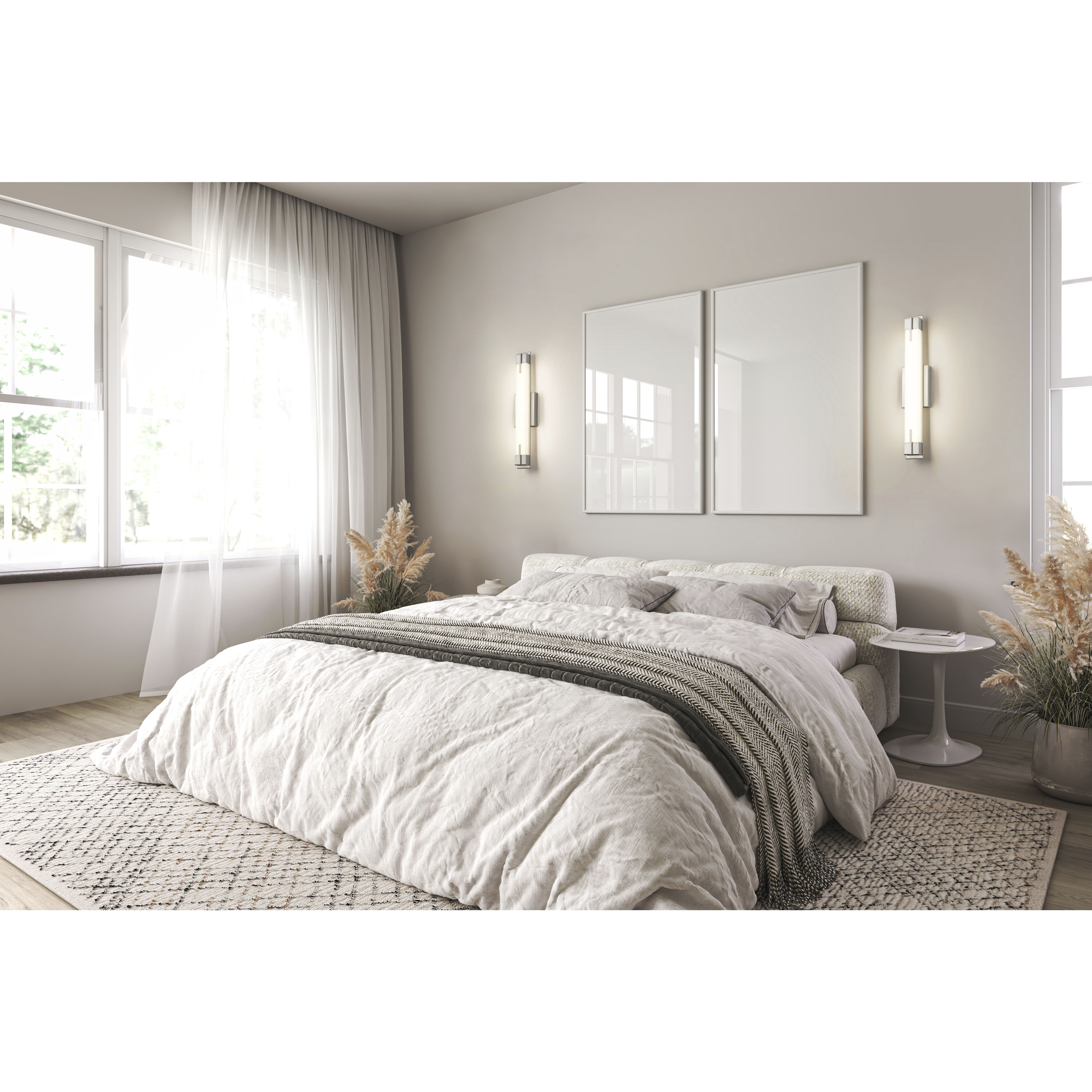 Chase LED 23 inch Brushed Nickel Bath Vanity Light Wall Light