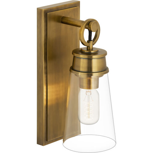 Wentworth 1 Light 4.5 inch Rubbed Brass Wall Sconce Wall Light