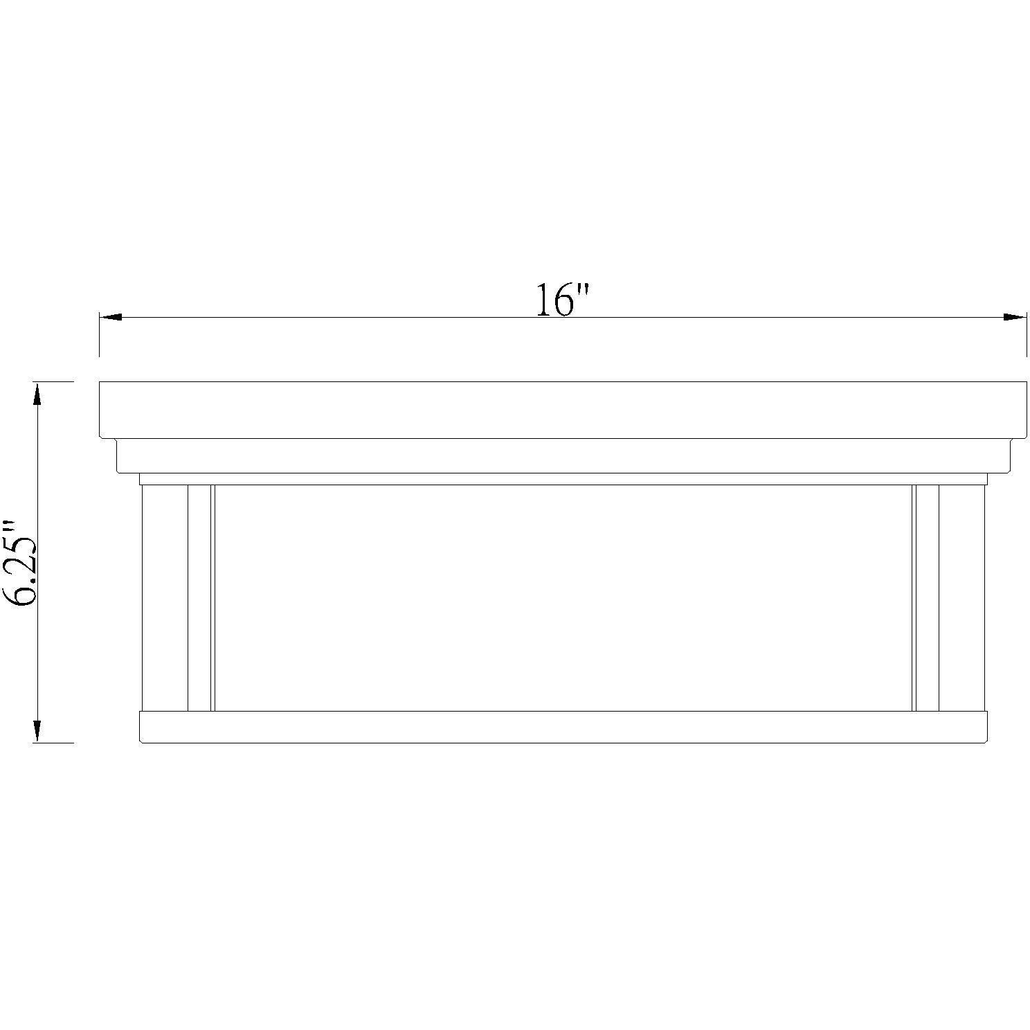 Willow 3 Light 16 inch Chrome Flush Mount Ceiling Light