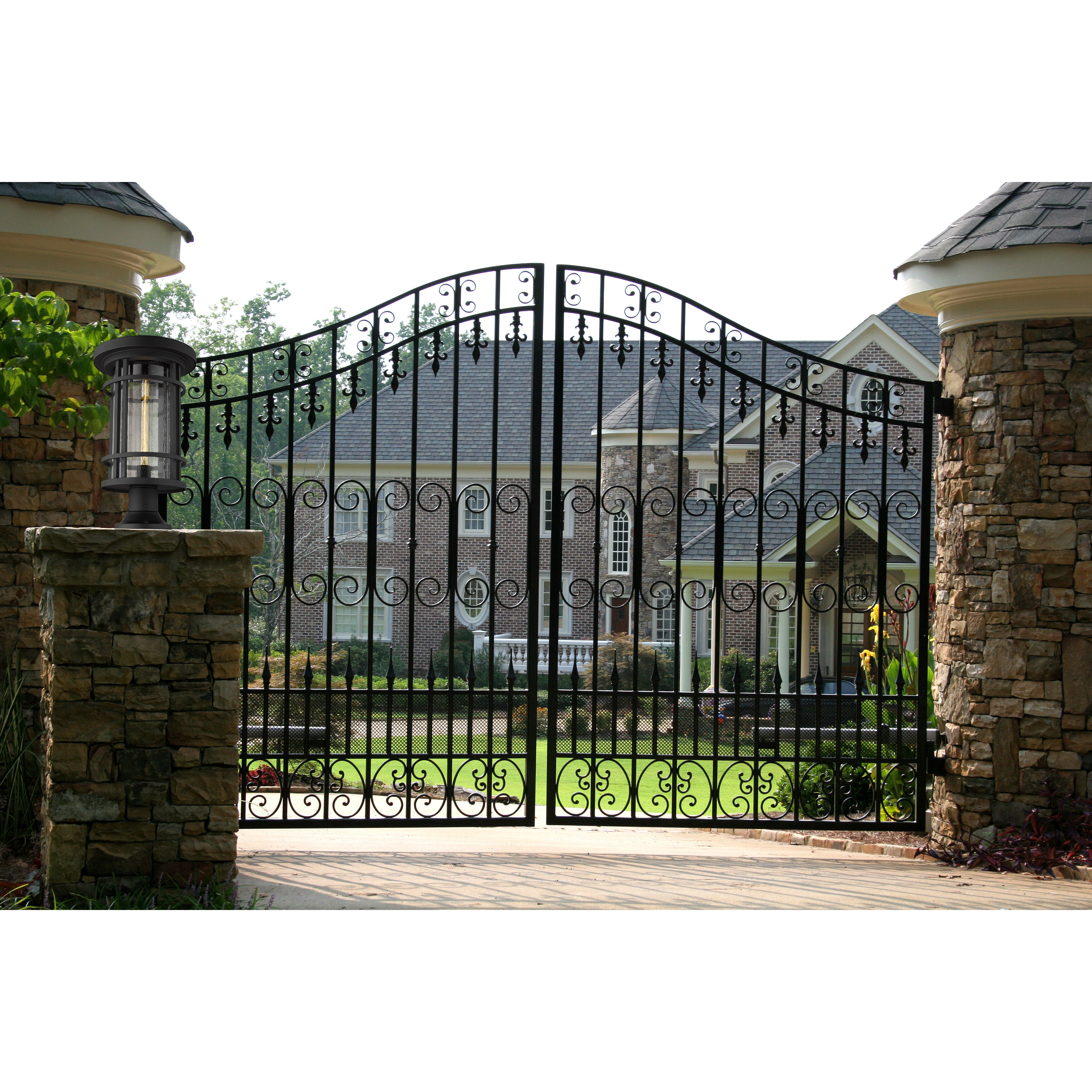 Jordan 1 Light 22.25 inch Black Outdoor Pier Mounted Fixture