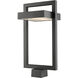 Luttrel LED 21.63 inch Black Outdoor Post Mount Fixture