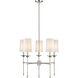 Emily 5 Light 28 inch Polished Nickel Chandelier Ceiling Light