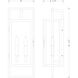 Lucian 2 Light 21.5 inch Black Outdoor Wall Light