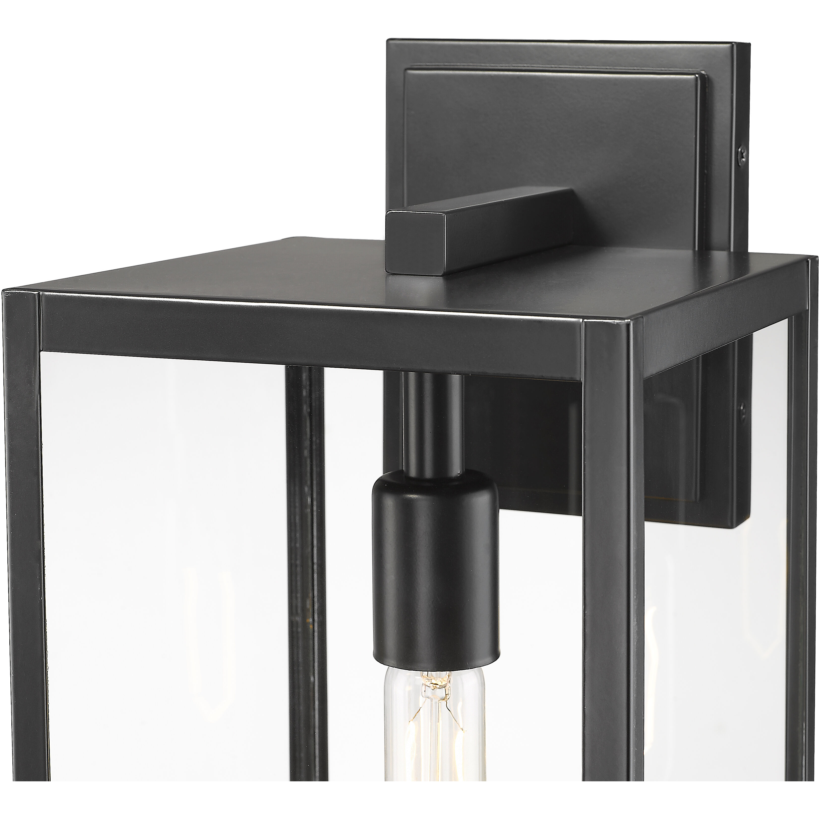 Z-Lite 596M-BK Nuri 1 Light 17.5 inch Black Outdoor Wall Light
