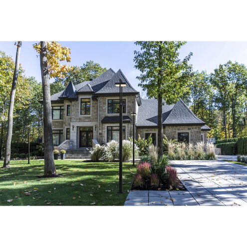 Luttrel LED 123 inch Black Outdoor Post Mounted Fixture