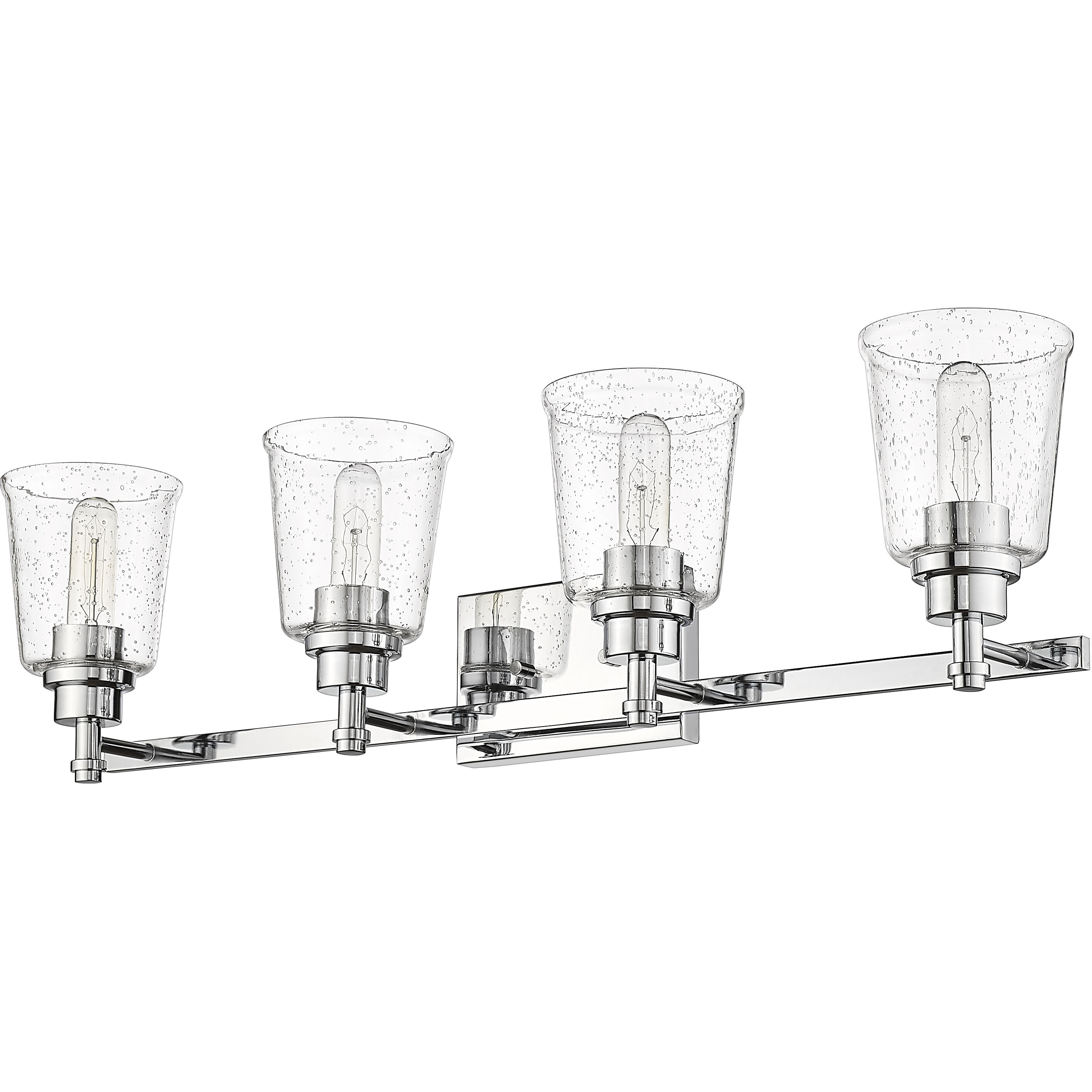 Bohin 4 Light 32 inch Chrome Vanity Wall Light